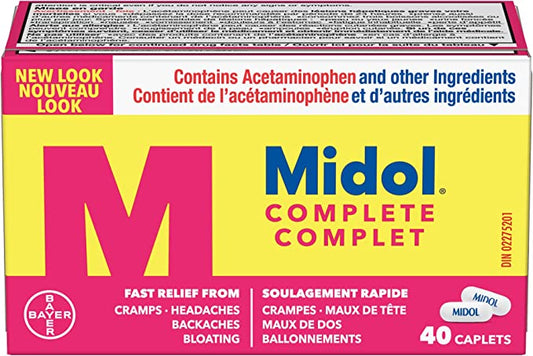Midol Complete, 40 Caplets