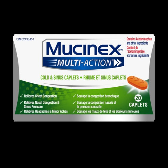 Mucinex Multi-Action Cold & Sinus Caplets