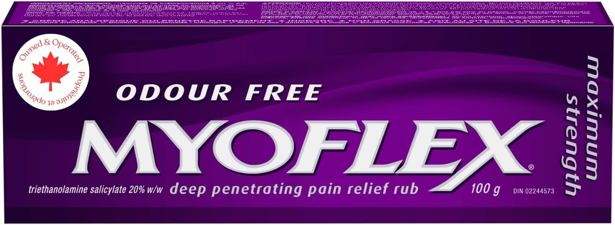 Myoflex Pain Relief Rub (Maximum Strength), 100 Grams