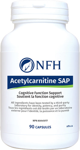 NFH Acetylcarnitine SAP – Acetyl-L-Carnitine Capsules for Brain Function, 90 Capsules