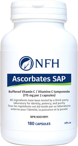 NFH Ascorbates SAP, 180 Capsules