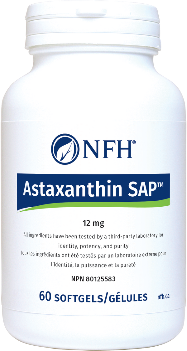 NFH Astaxanthin SAP 12 mg, 60 Softgels