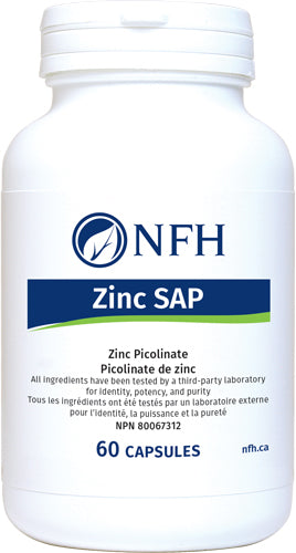 NFH Zinc SAP, 60 Capsules