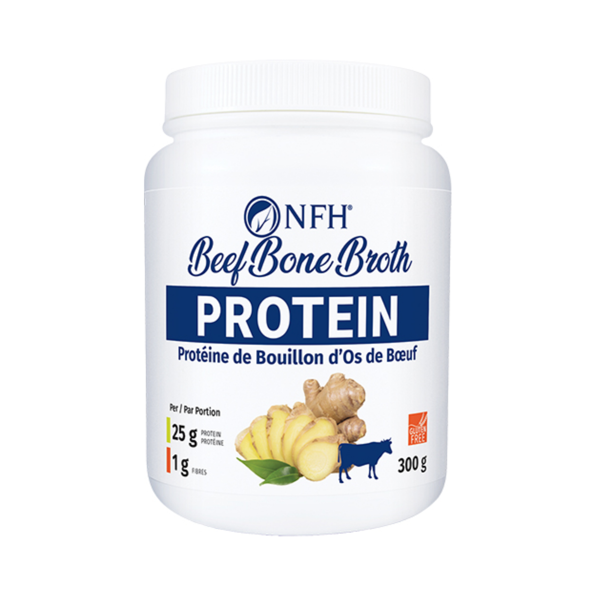 NFH Beef Bone Broth Protein, 300 g