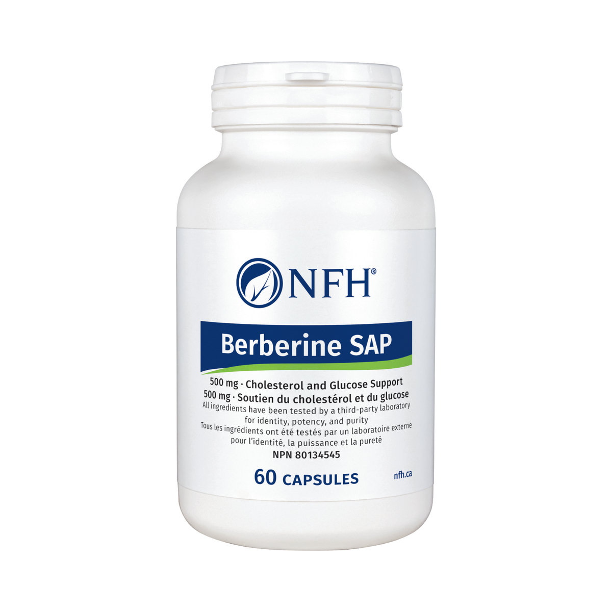 NFH Berberine SAP 500 mg, 60 Capsules