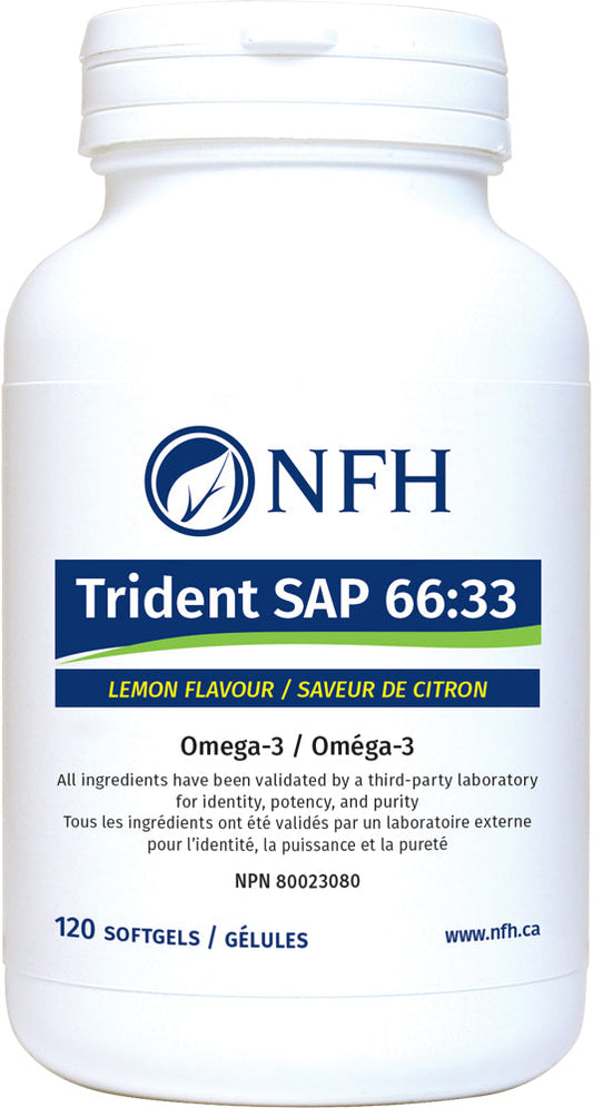 NFH Trident SAP 66:33, Omega-3 supplement, 120 Softgels