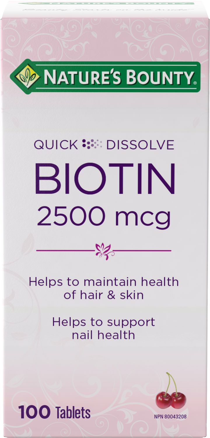 Nature's Bounty Biotin 2500 mcg, 100 Tablets