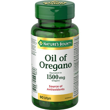 Nature's Bounty Oil of Oregano 1500mg, 90 Softgel