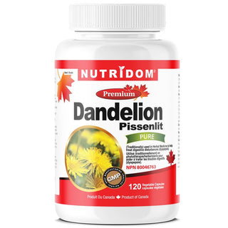 Nutridom Dandelion Root (5,000mg QCE) (120 Veggie Capsules)