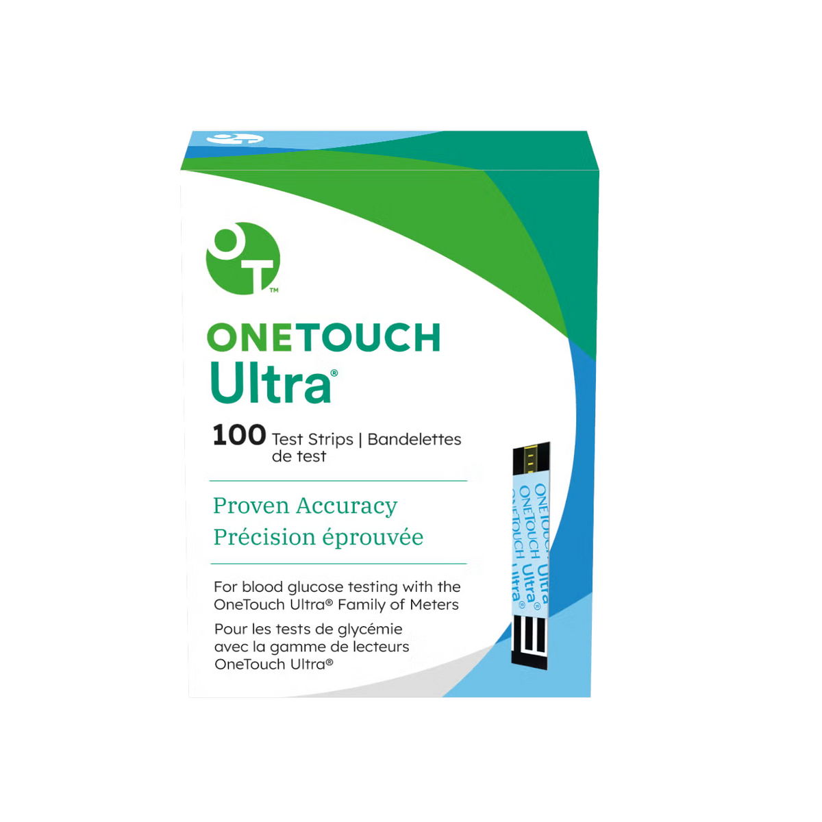 OneTouch Ultra Blood Glucose Test Strips, 100 Count