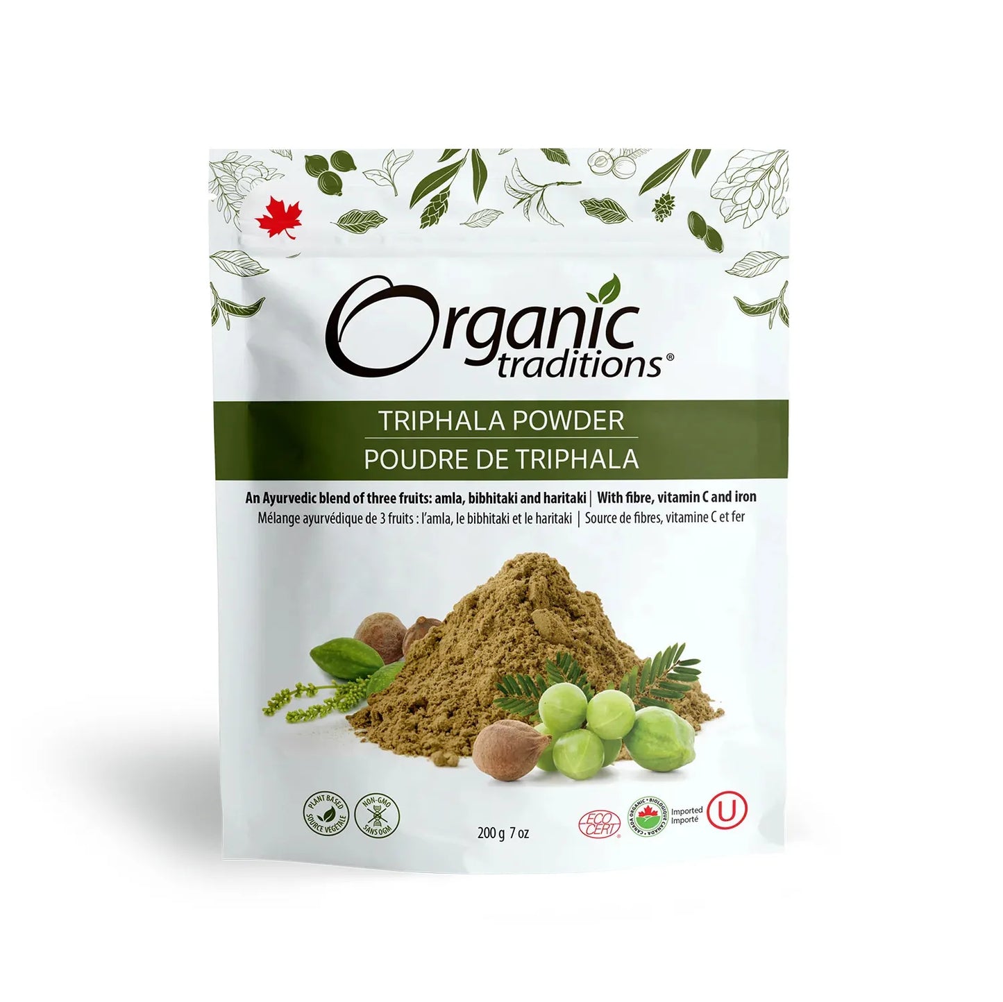 Organic Triphala Powder, 200G