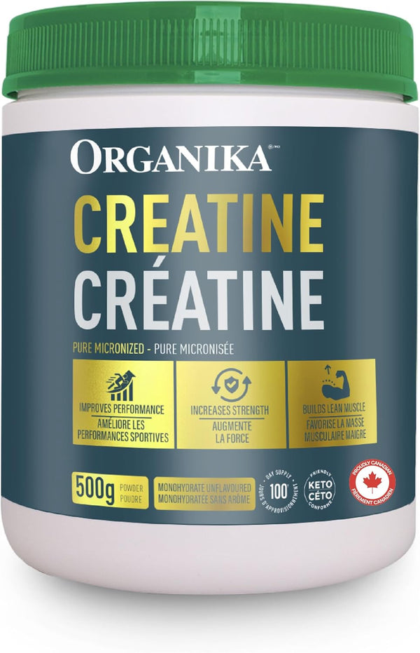 Organika Creatine Powder, Unflavoured - 500 G