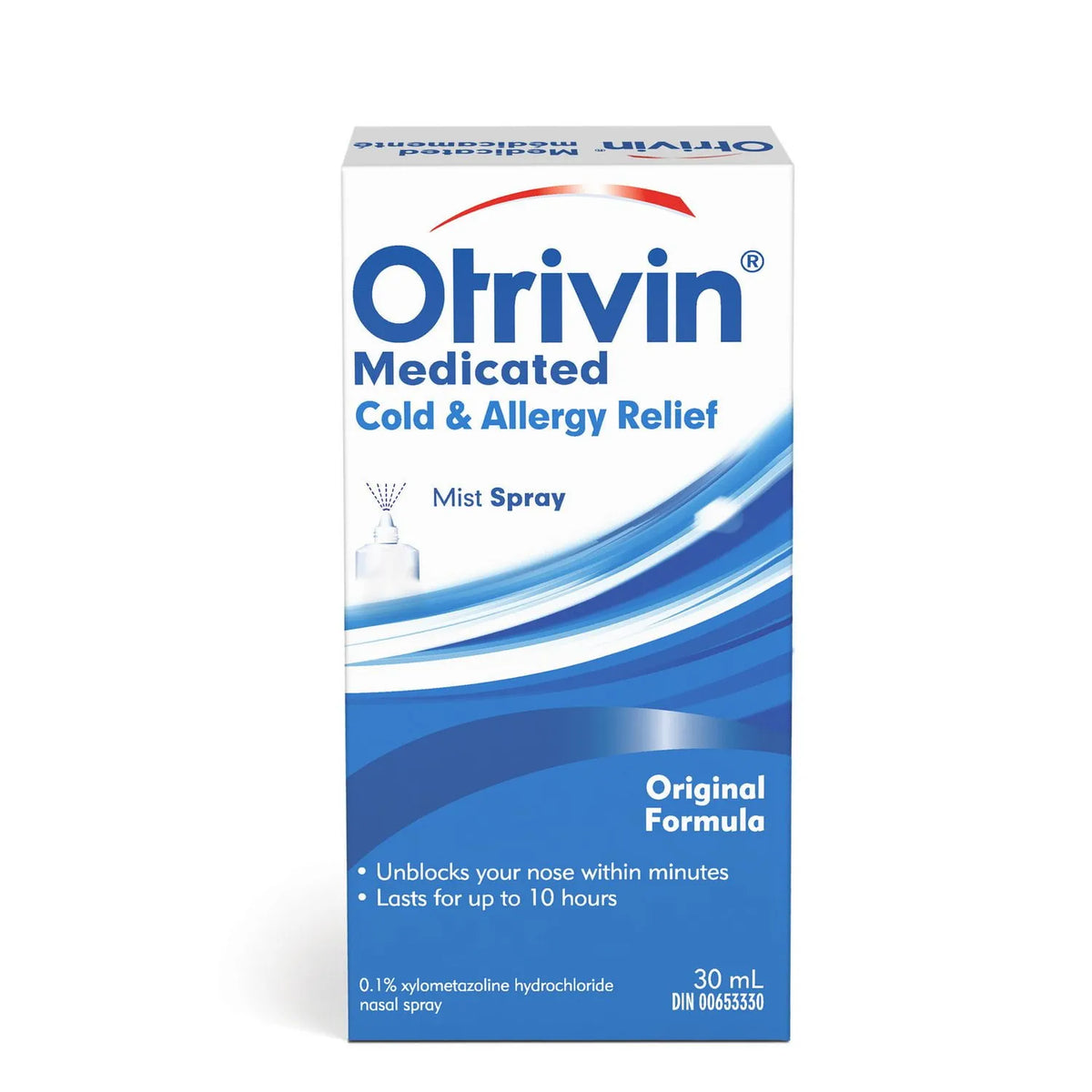 Otrivin Medicated Cold & Allergy Relief Original formula