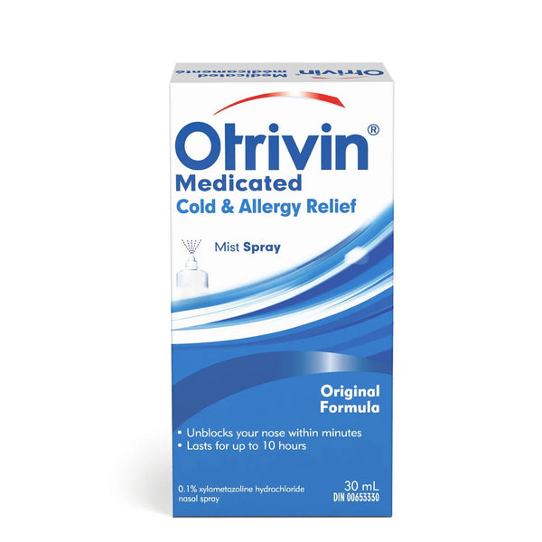 Otrivin Medicated Cold & Allergy Relief Original formula