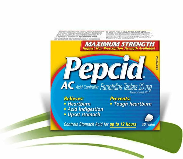 Pepcid AC Maximum Strength 20 mg, 25 Tablets
