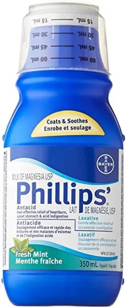 Phillips' Milk of Magnesia Fresh Mint, 350 mL