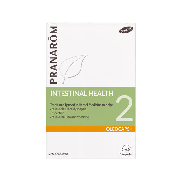 Pranarom Intestinal Health Oleocaps +2, 30 Capsules
