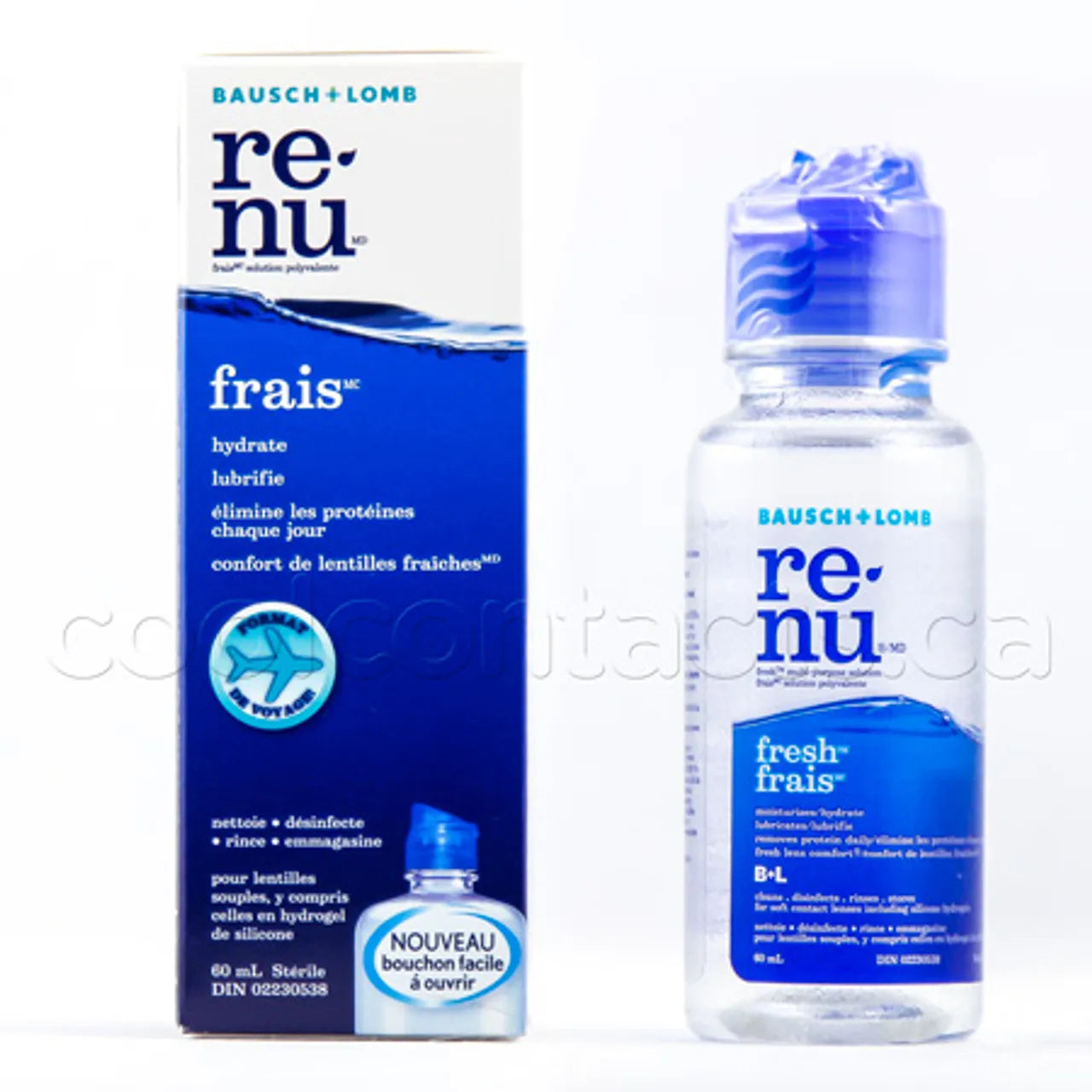 Renu Fresh Contact Lens Solution, 60 mL