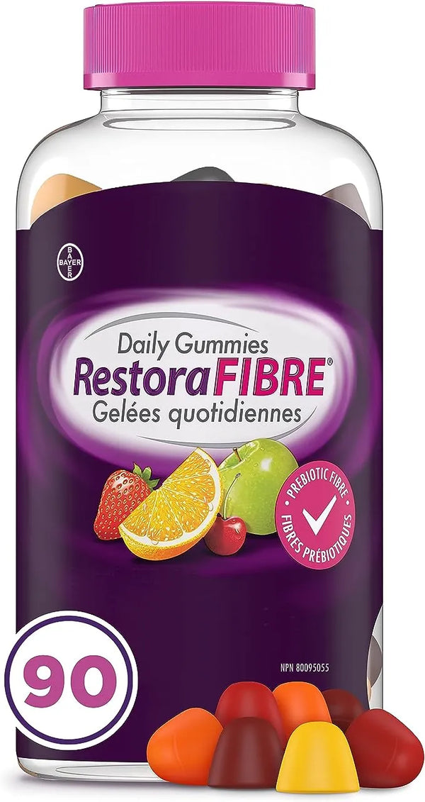 RestoraFIBRE Daily Gummies, 90 Count