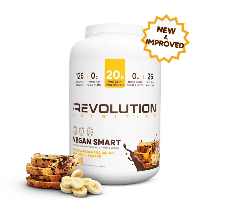 Revolution Nutrition Vegan Smart, Vegan Protein Powder, Chocolate Banana Bread 908 g