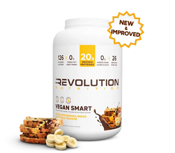 Revolution Nutrition Vegan Smart, Vegan Protein Powder, Chocolate Banana Bread 908 g