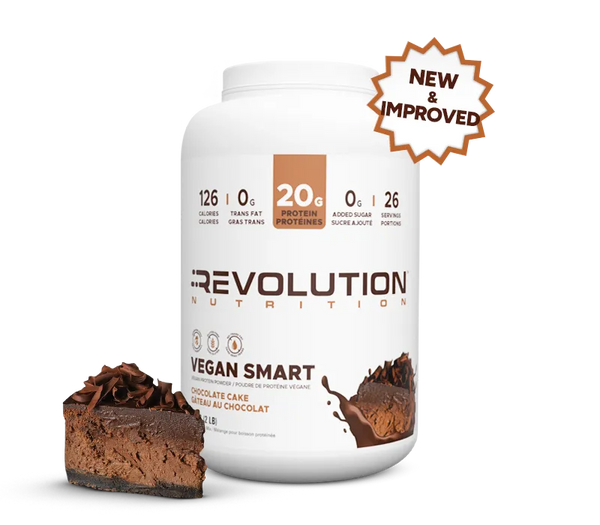 Revolution Nutrition Vegan Smart, Vegan Protein Powder, Chocolate Cake 908 g