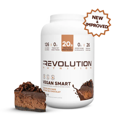 Revolution Nutrition Vegan Smart, Vegan Protein Powder, Chocolate Cake 908 g