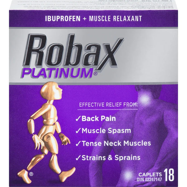 Robax Platinum Caplets, 18 Caplets