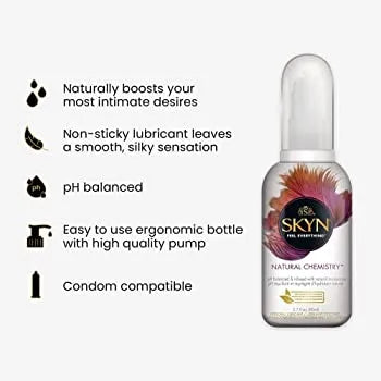 SKYN® Natural Chemistry Lubricant, 80 mL (2.7 FL OZ.)