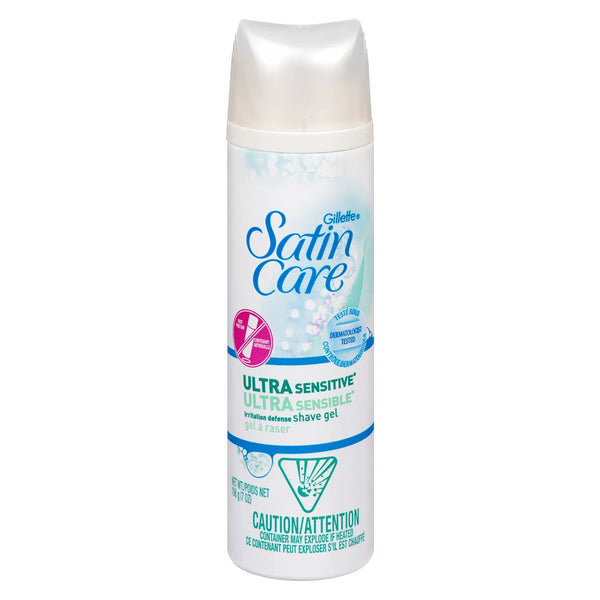 Satin Care Ultra Sensitive Shave Gel, 198 g