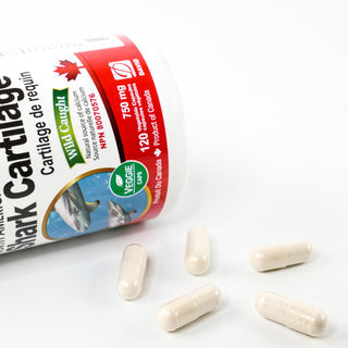 Nutridom North-American Shark Cartilage 750mg (120 Veg Capsules)