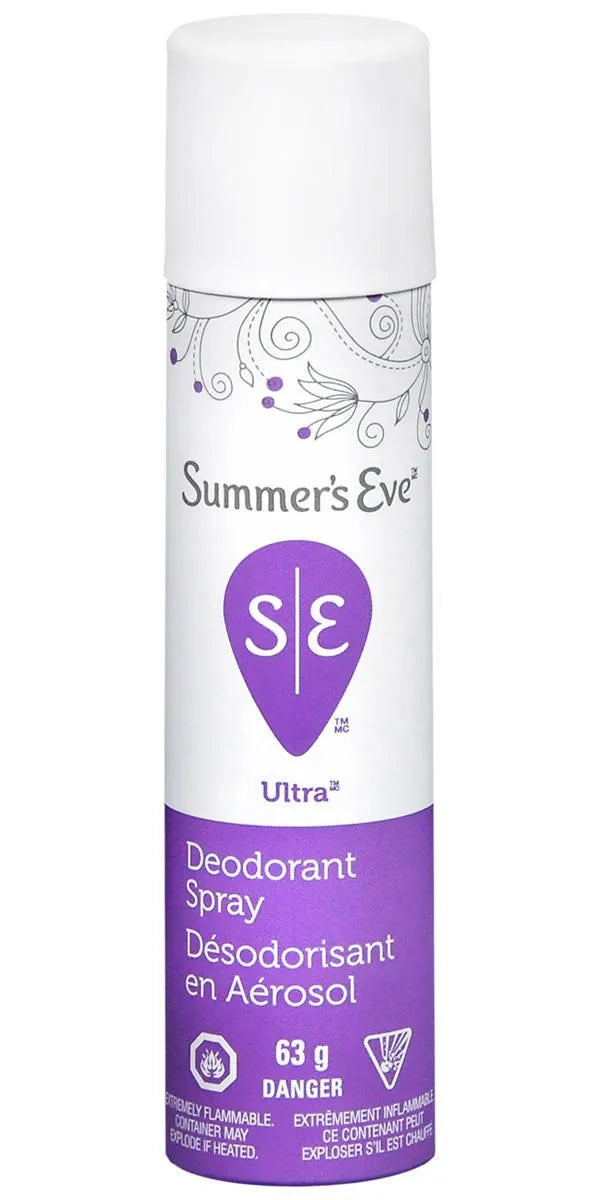 Summer's Eve Ultra Deodorant Spray, 63 g
