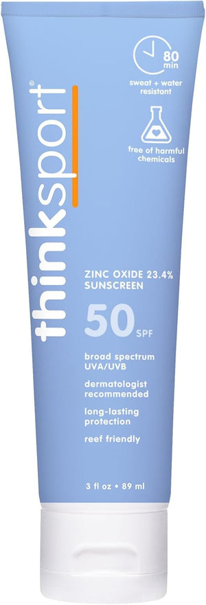 Thinksport Mineral Sunscreen Lotion SPF 50+, 89 mL
