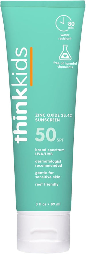 Thinksport Kids Mineral Sunscreen SPF 50+, 89 mL