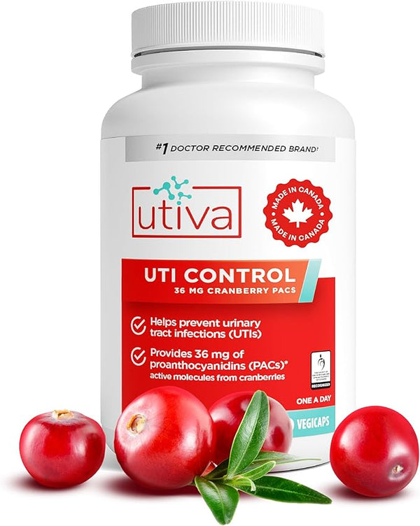 Utiva Cranberry PACs Supplement, 30