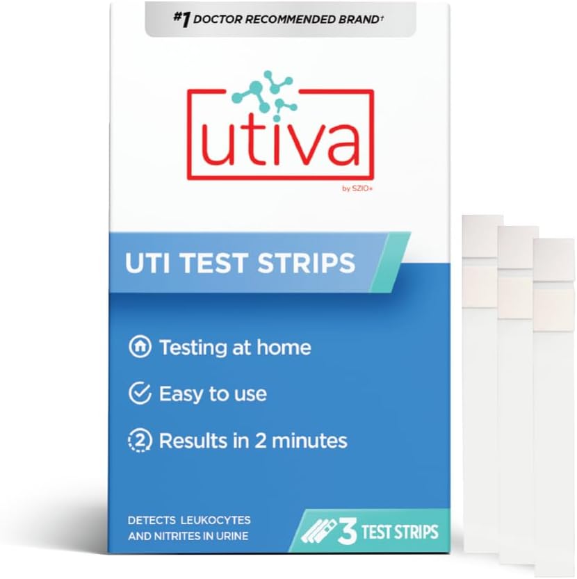 Utiva UTI Test Strips, 3 Test-strips
