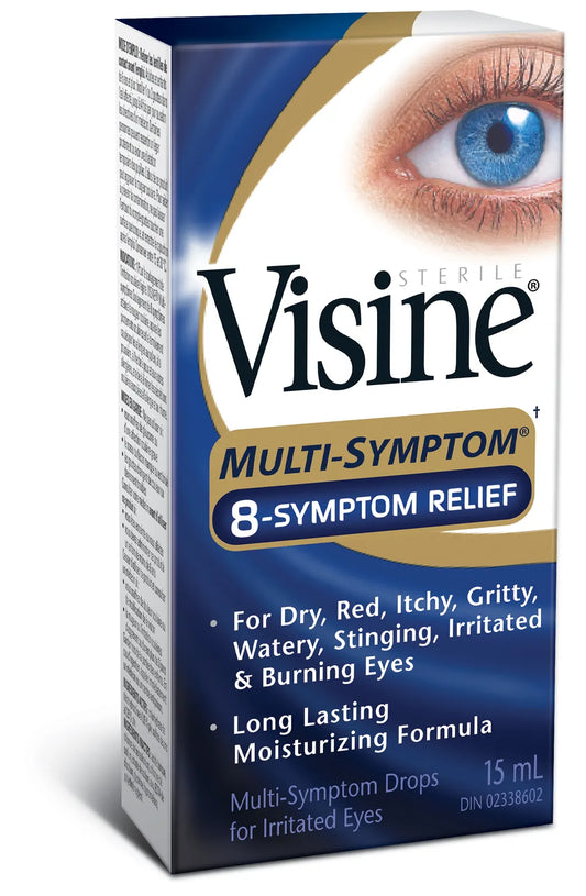 VISINE Multi-Symptom 8-Symptom Relief, 15 mL