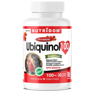 Nutridom Ubiquinol 100mg (30 Softgels)