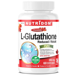 Nutridom L-Glutathione 250mg (60 Veggie Capsules)