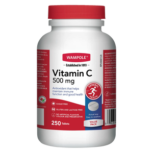 Wampole Vitamin C 500 mg, 250 Tablets