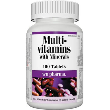 Webber Multi Vitamin with Minerals, 100 Tablets