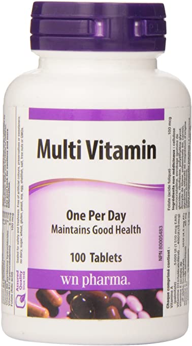 Webber Multivitamin, 100 Tablets