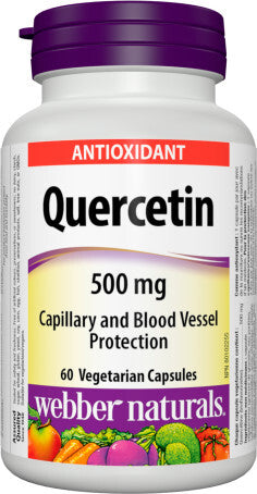 Webber Quercetin 500 mg, 60 Vegetarian Capsules