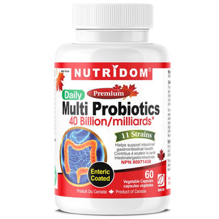 Nutridom Multi-Probiotics, 40 Billion CFU (60 Veggie Capsules)