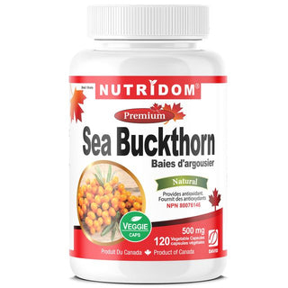 Nutridom Sea Buckthorn 500mg (120 Veggie Capsules)