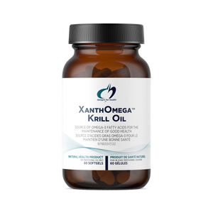 XanthOmega Krill Oil by Designs for Health, 60 Softgels
