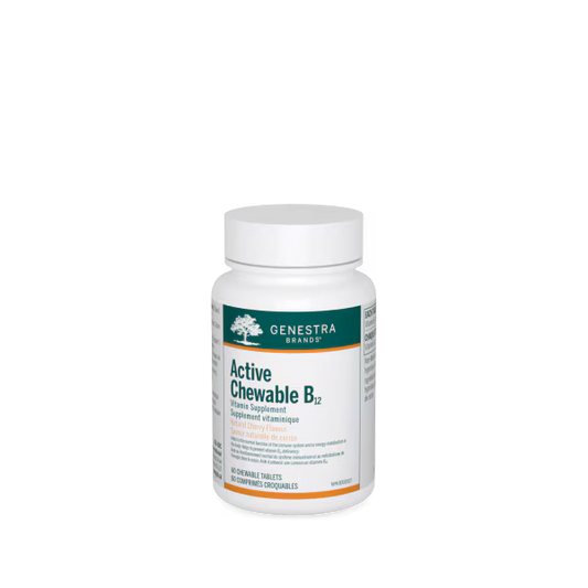 Genestra Active Chewable B12 (Cherry) 1000 mcg, 60 Tablets