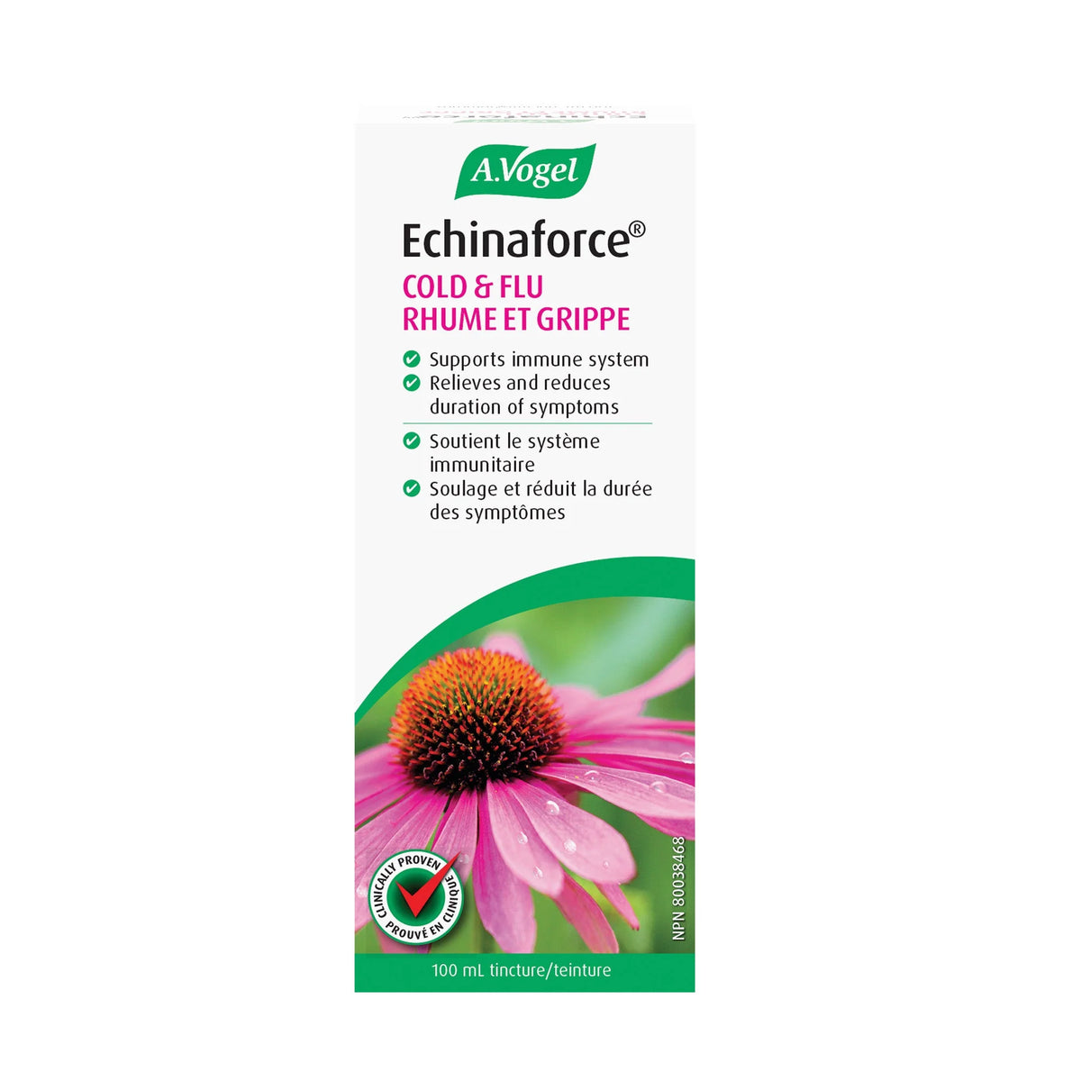 A.Vogel Echinaforce Liquid – Immune System Support & Cold Relief 100 mL