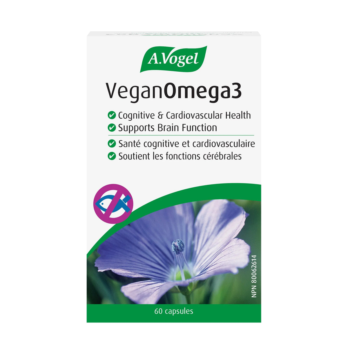A.Vogel VeganOmega3, Plant-Based Omega-3 60 Capsules