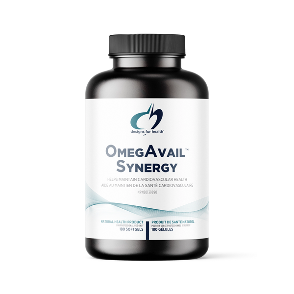 OmegAvail Synergy by Designs for Health, 180 Softgels